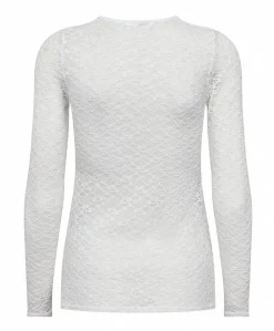 Dames top ecru