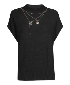 Dames top grijs