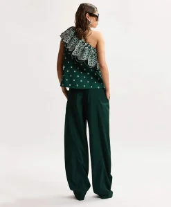Dames top groen