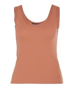 Dames top oranje