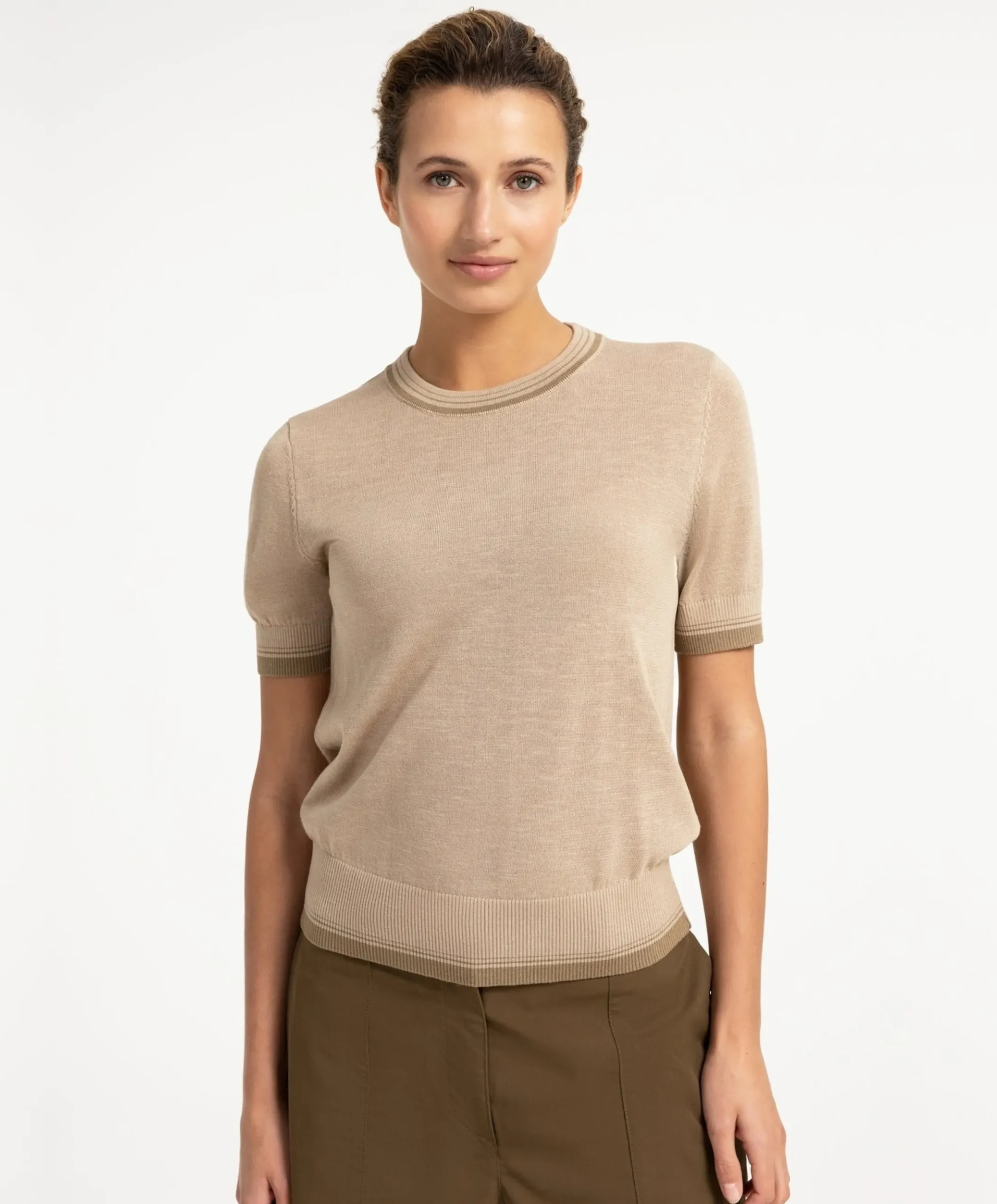 Dames trui beige
