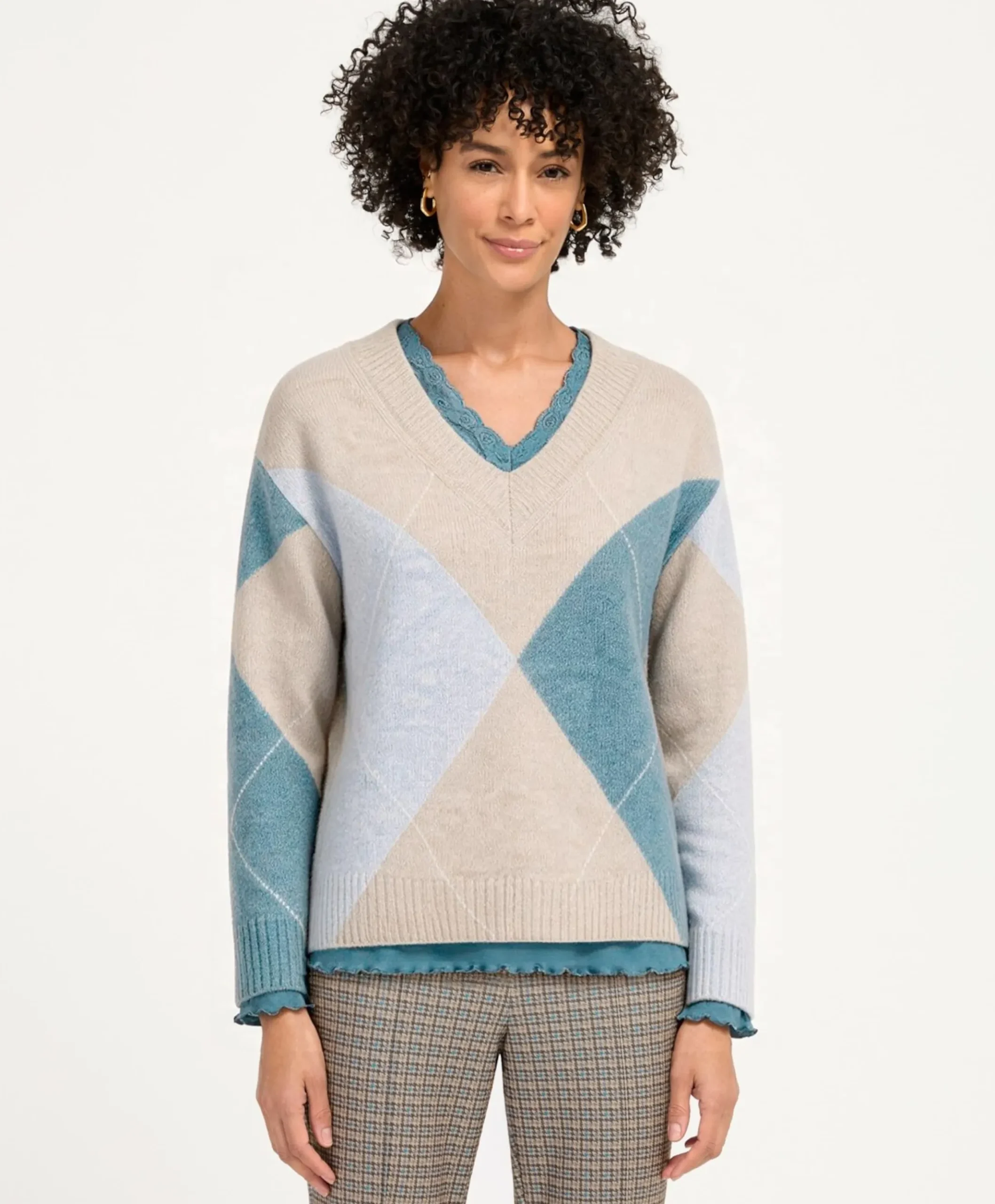 Dames trui beige