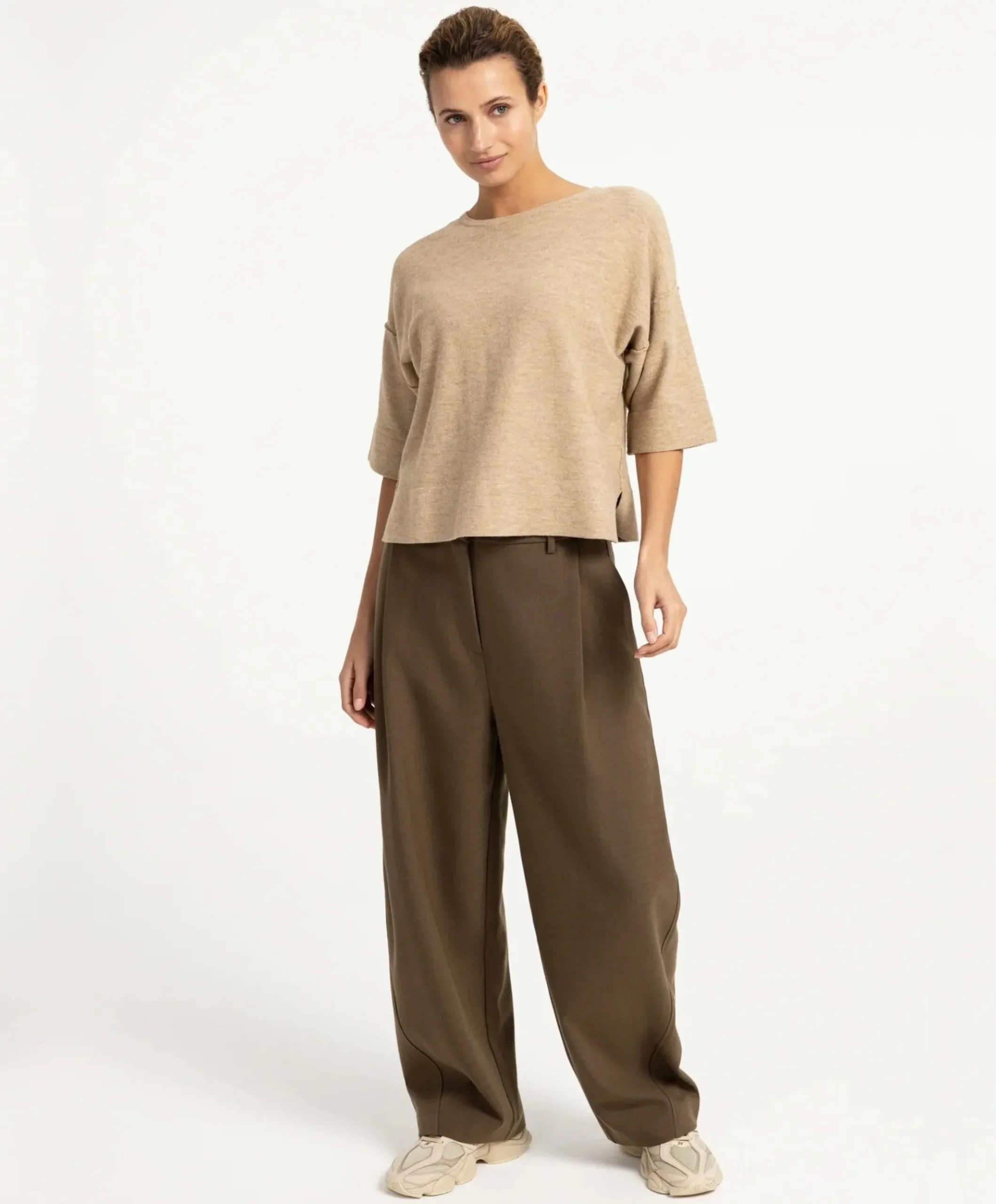 Dames trui beige