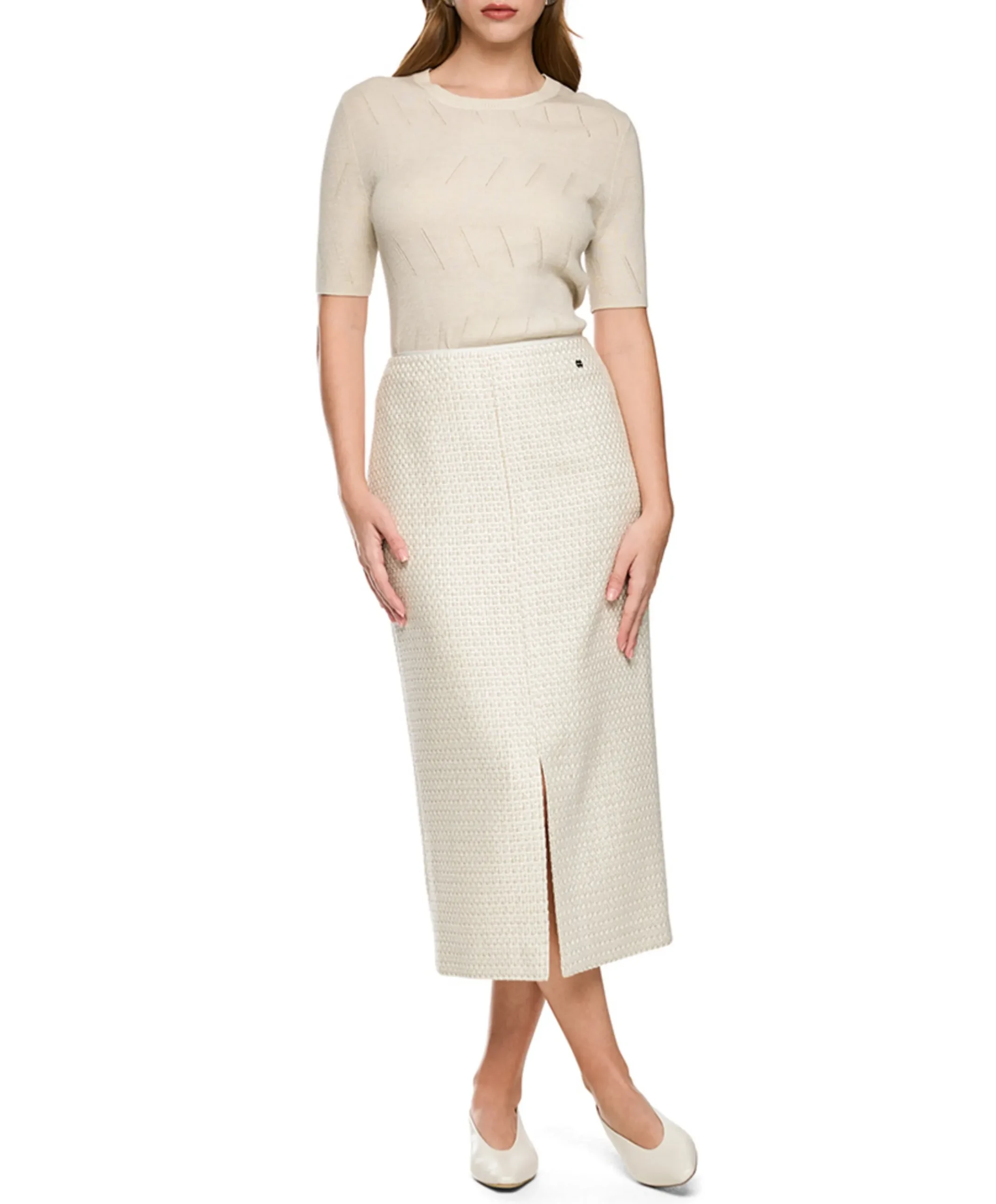 Dames trui beige