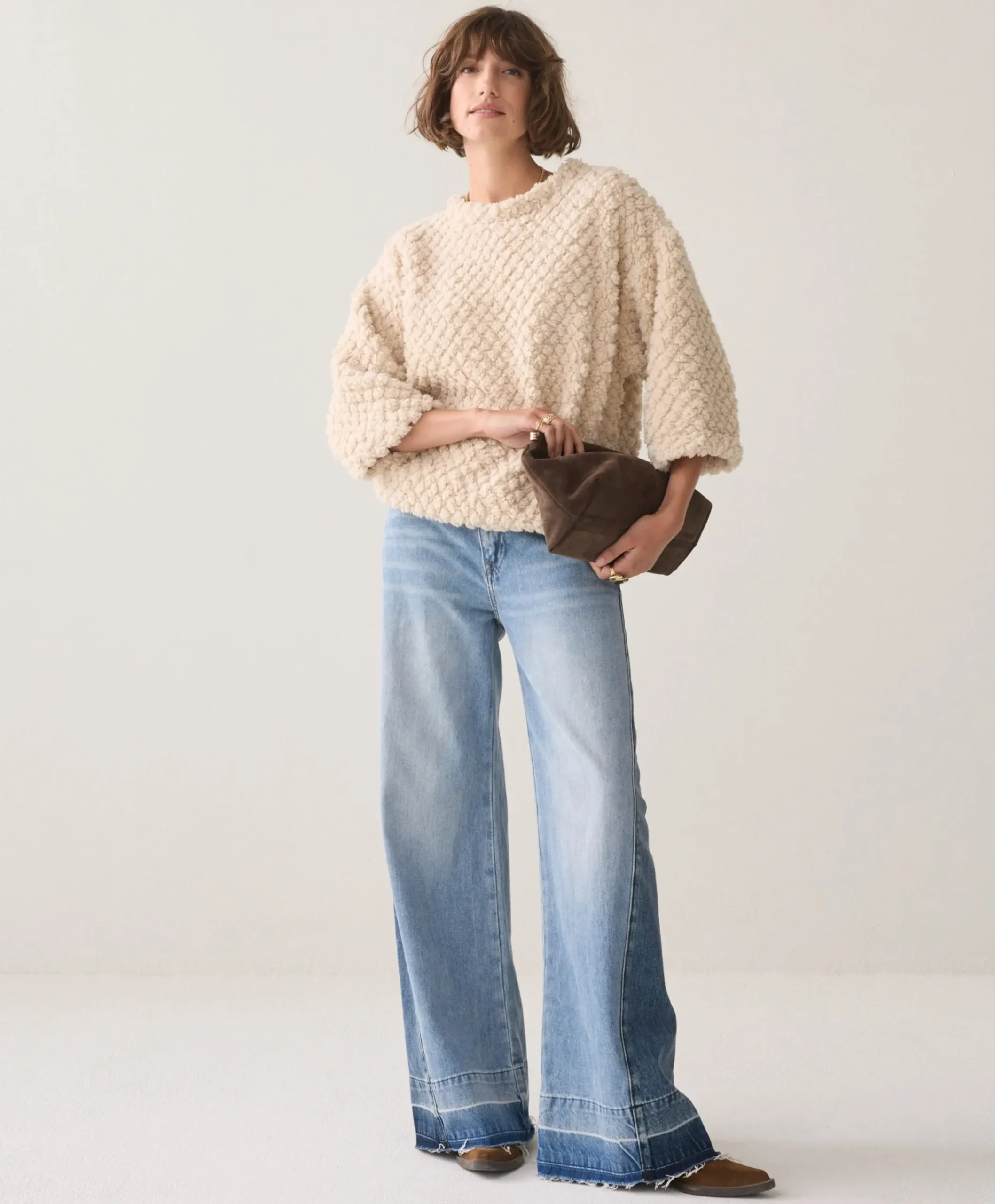 Dames trui beige