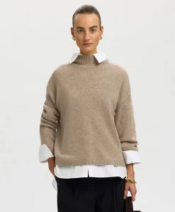 Dames trui beige