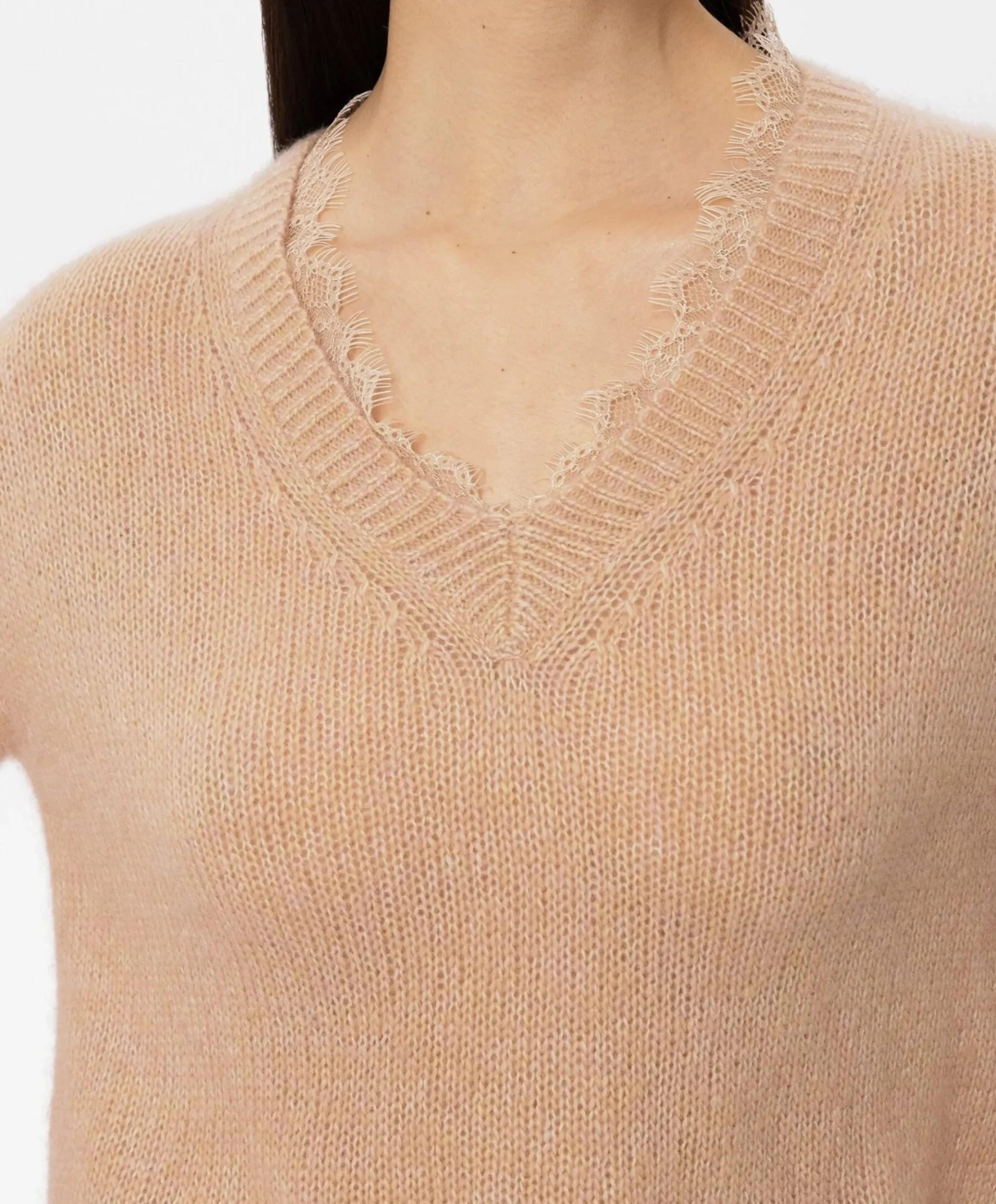 Dames trui beige