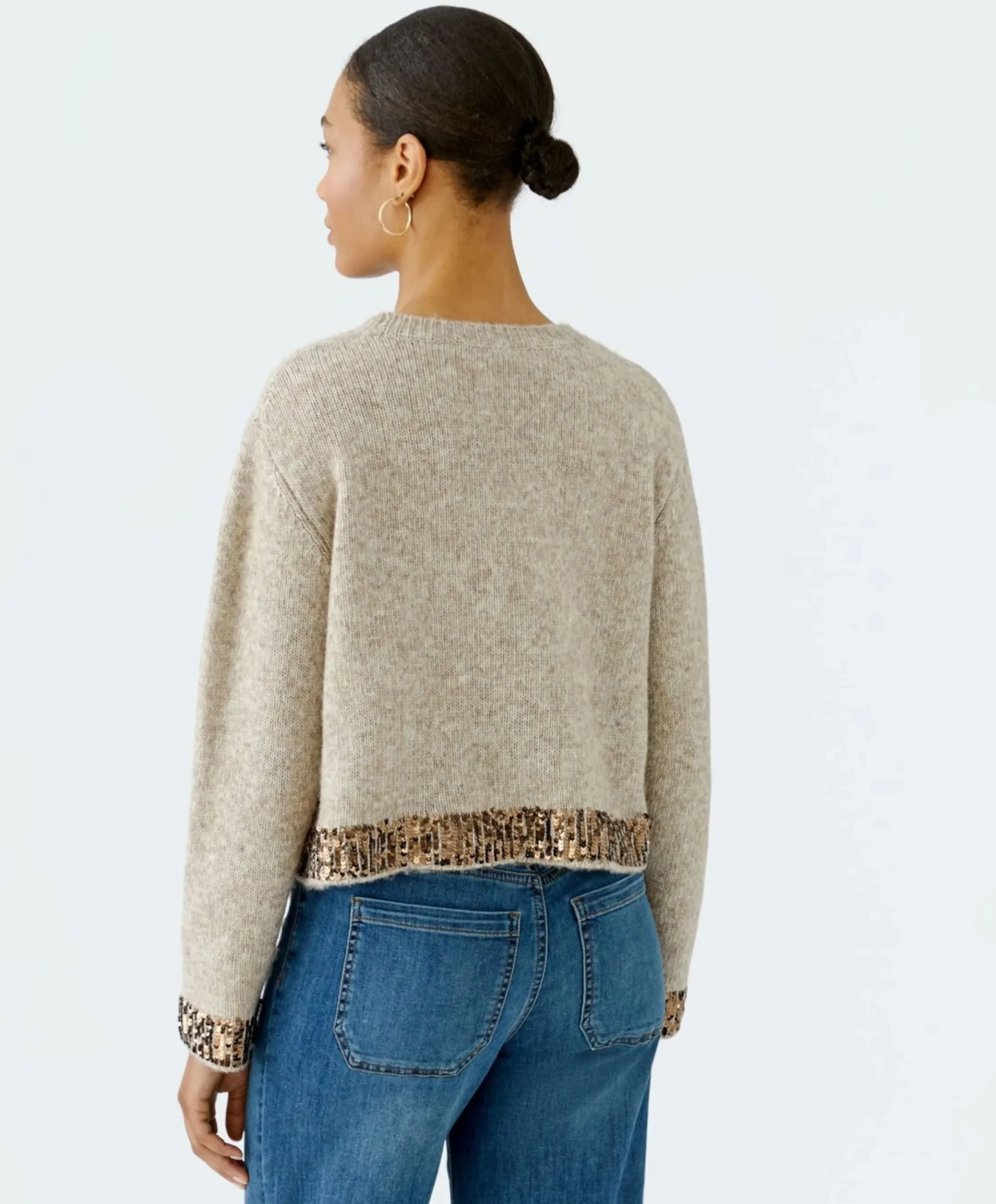 Dames trui beige