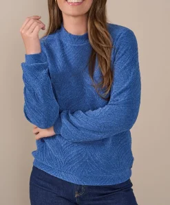 Dames trui blauw