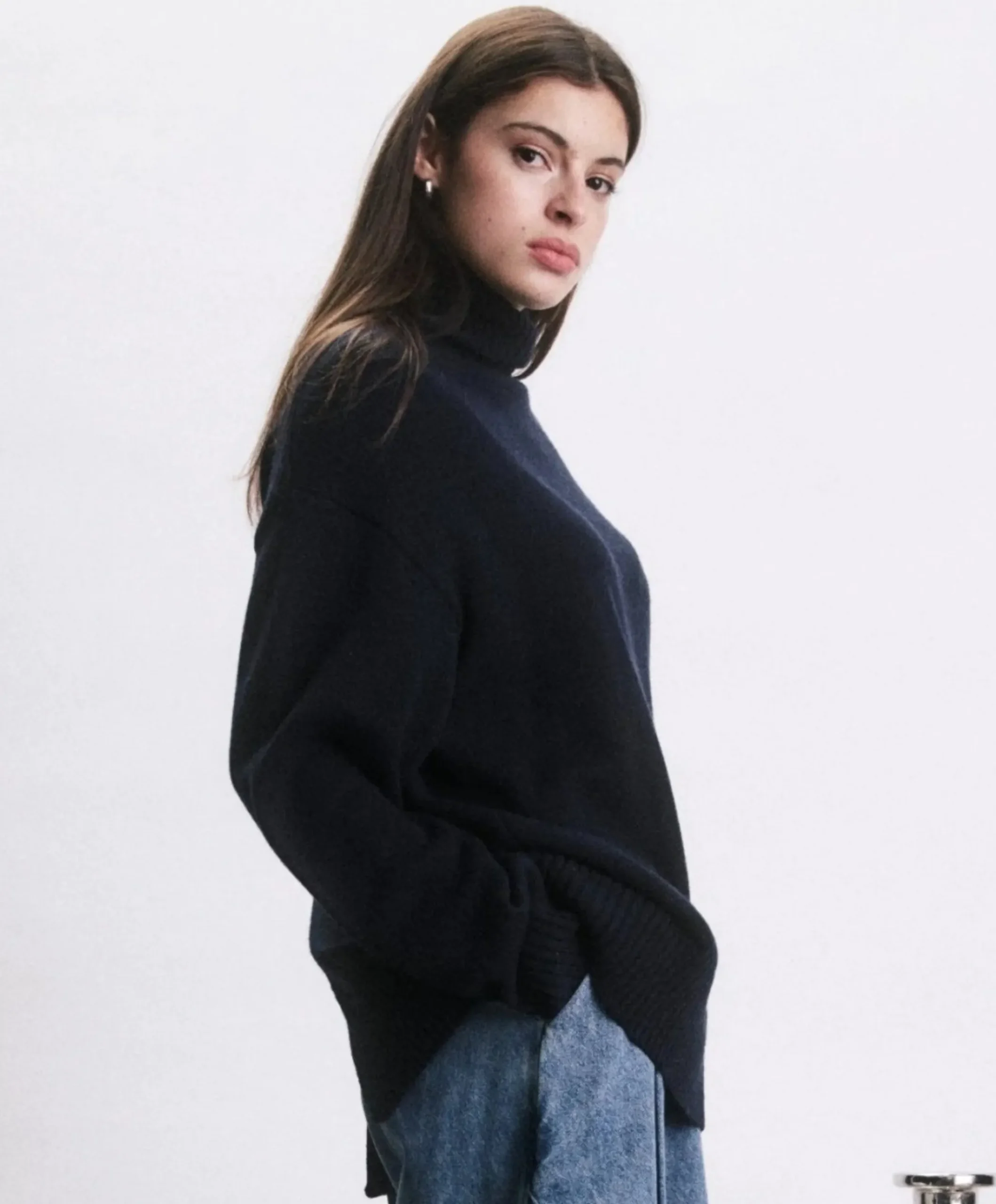 Dames trui blauw