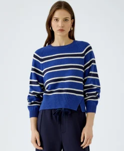 Dames trui blauw