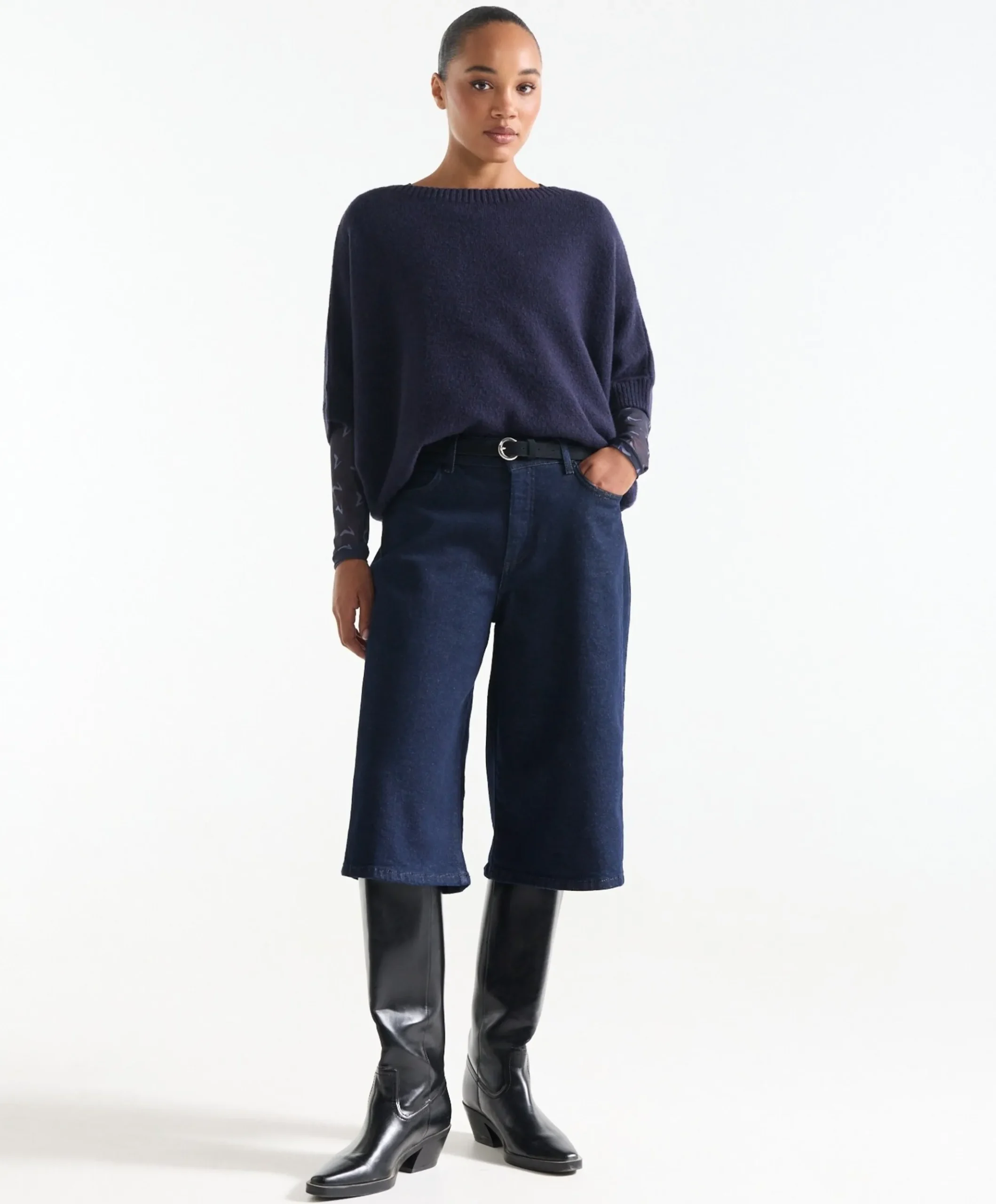 Dames trui blauw