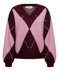 Dames trui bordeaux