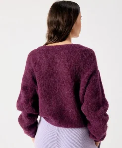 Dames trui bordeaux