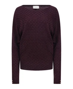 Dames trui bordeaux
