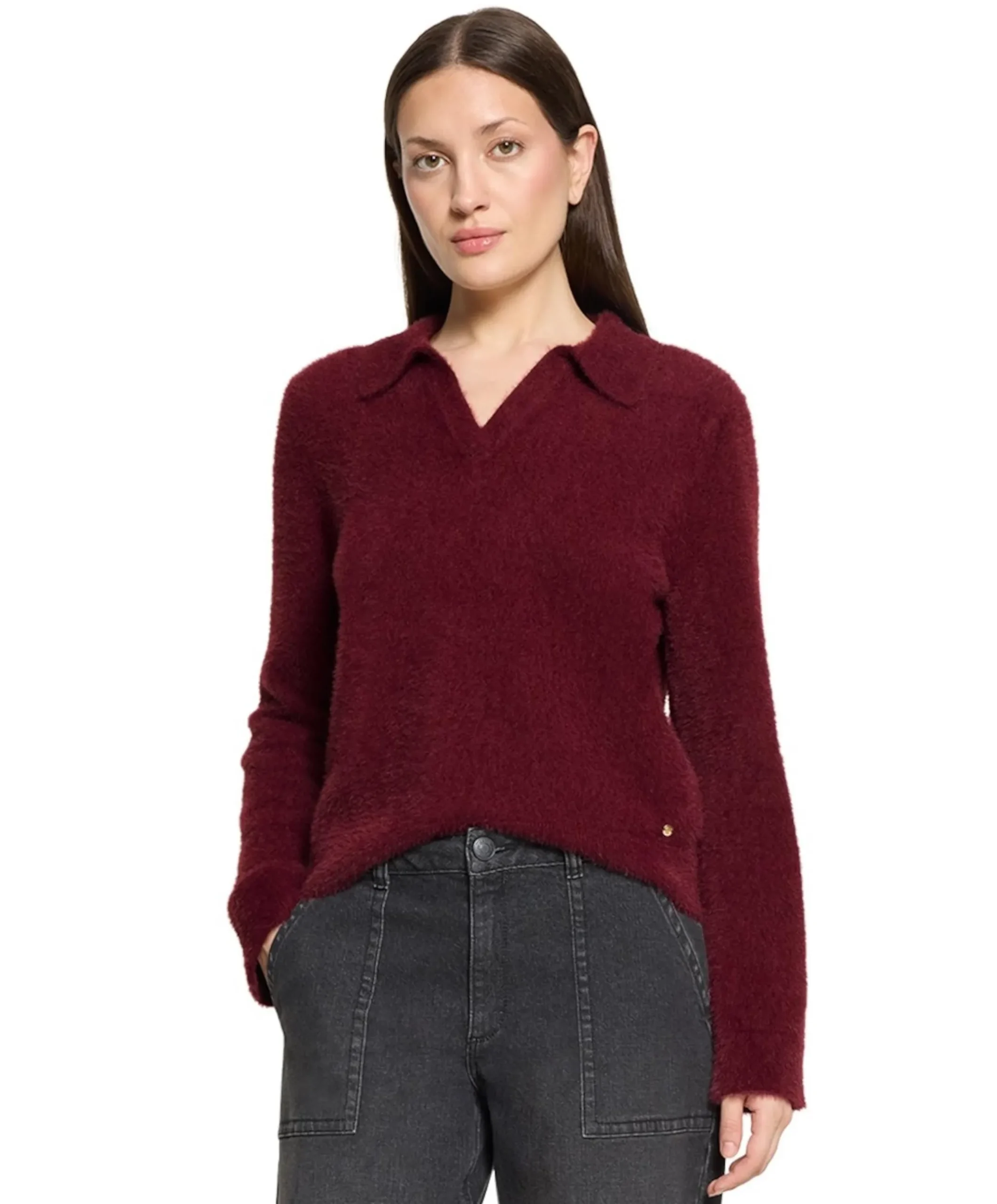 Dames trui bordeaux