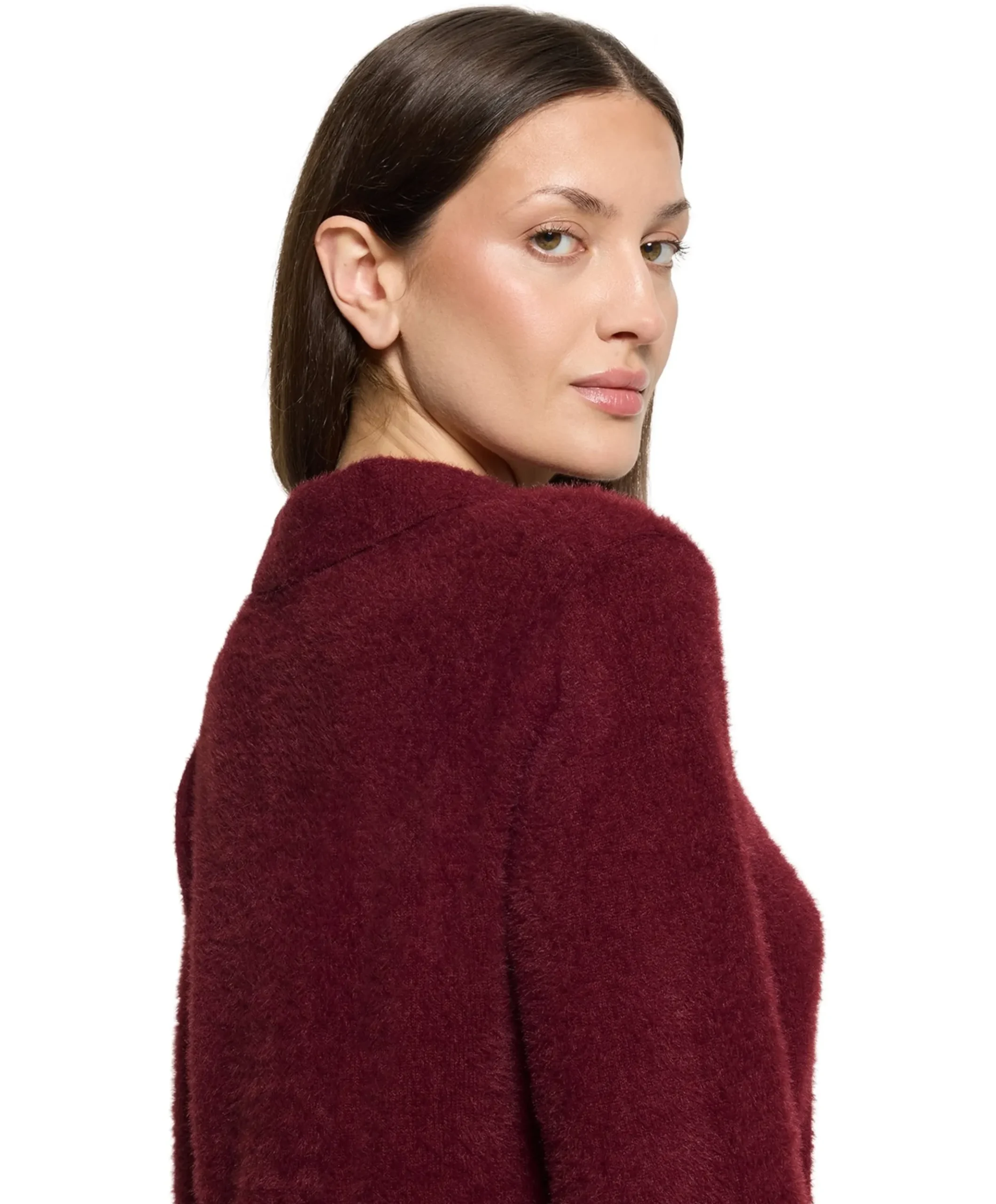 Dames trui bordeaux