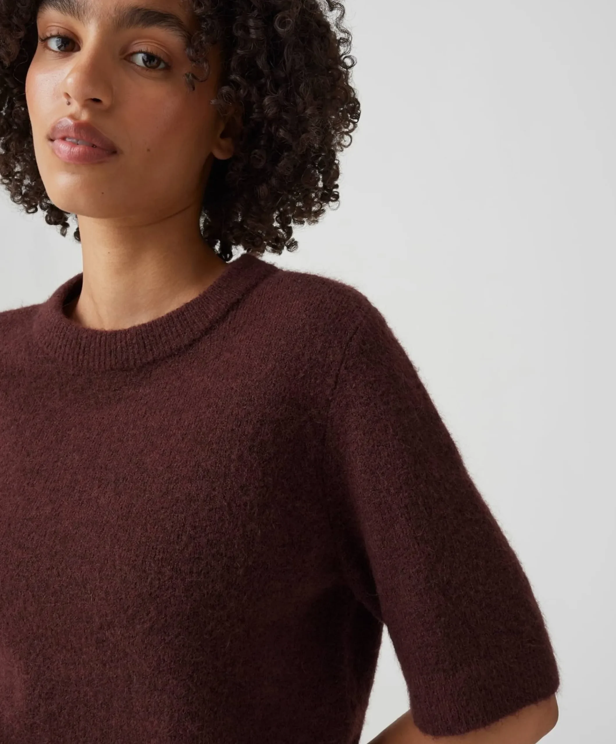Dames trui bordeaux