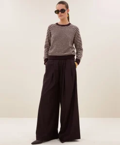 Dames trui bordeaux