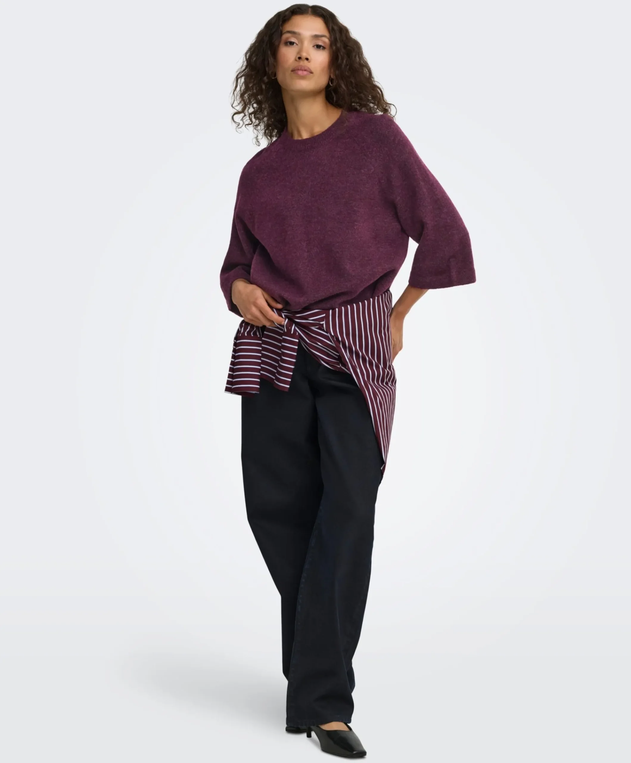 Dames trui bordeaux