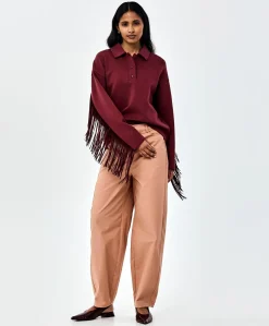 Dames trui bordeaux