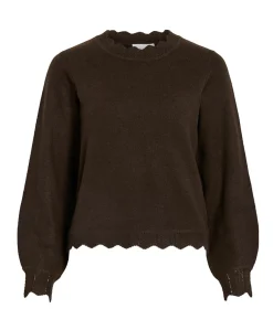 Dames trui bruin