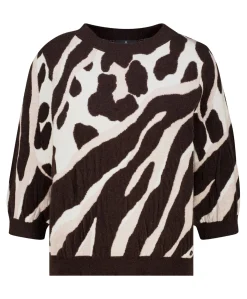 Dames trui bruin