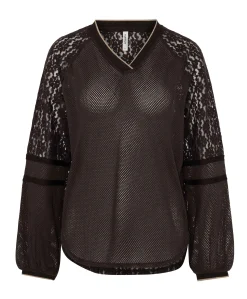 Dames trui bruin
