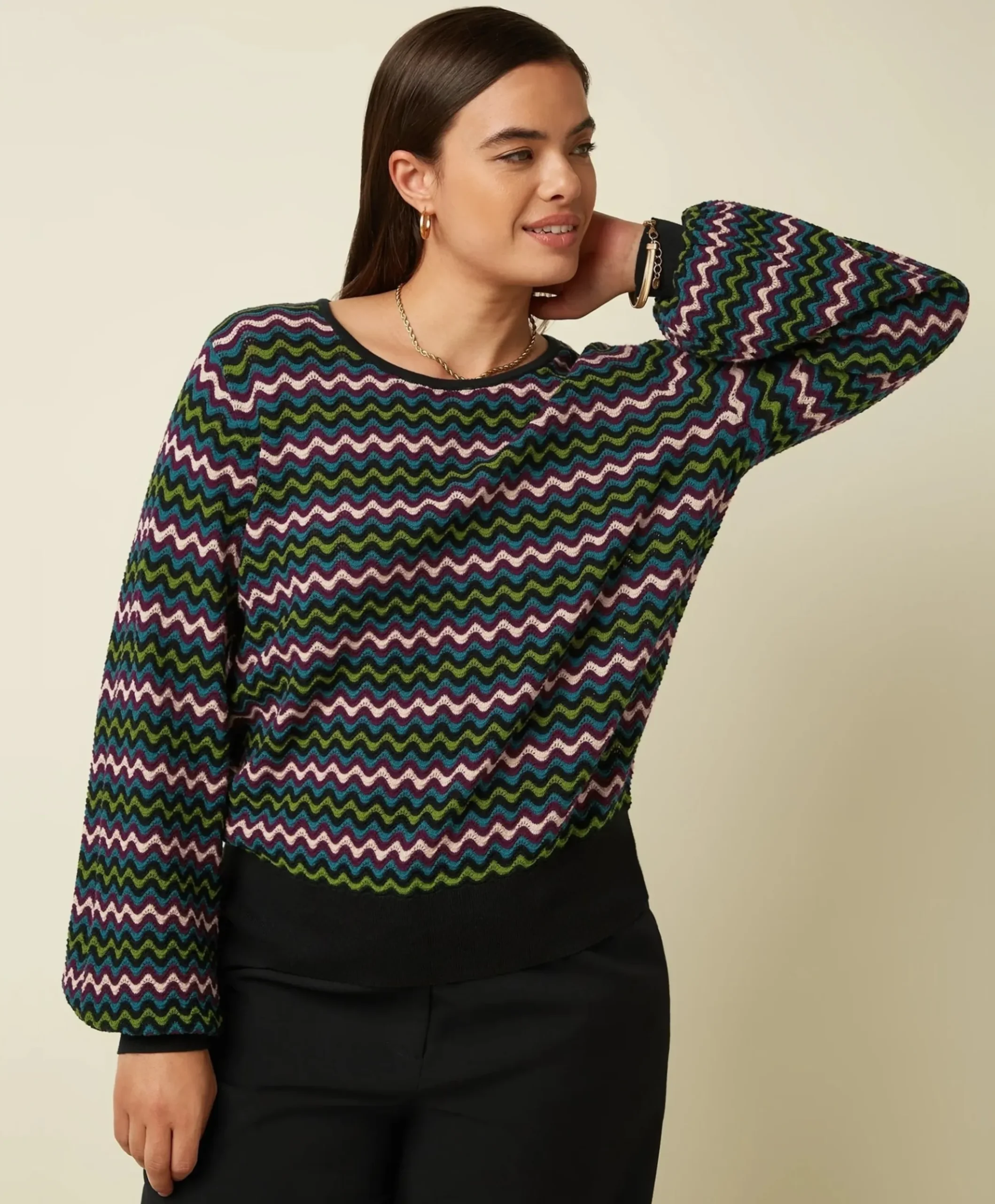 Dames trui multicolor