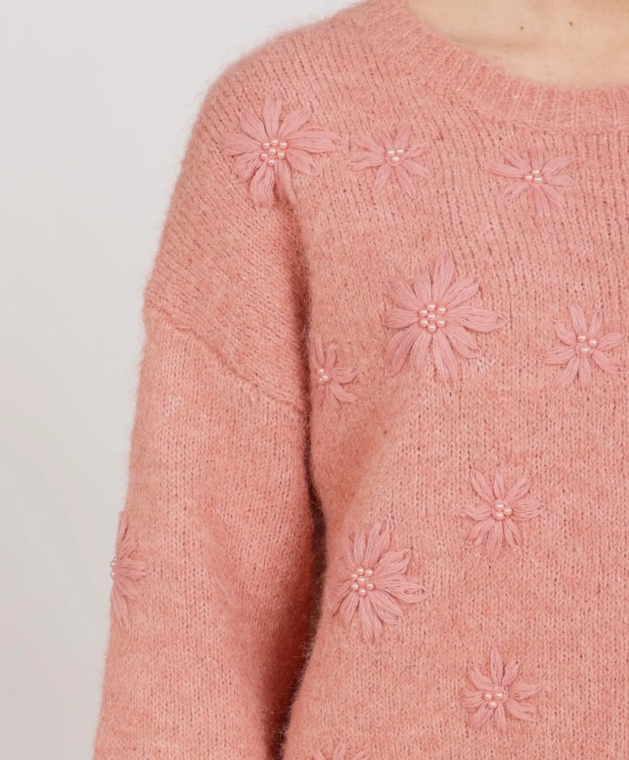 Dames trui roze