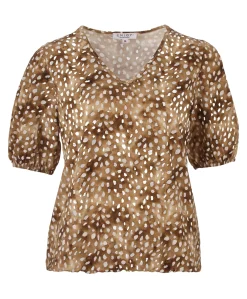 Dames T-shirt beige