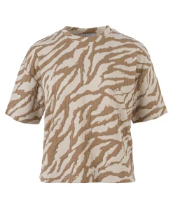 Dames T-shirt beige