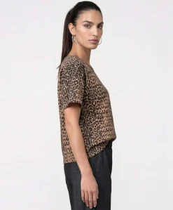 Dames T-shirt beige