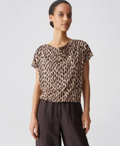 Dames T-shirt beige