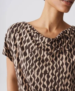 Dames T-shirt beige