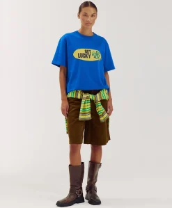 Dames T-shirt blauw