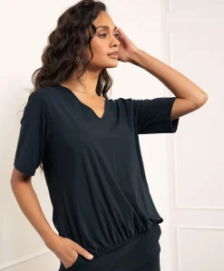Dames T-shirt blauw