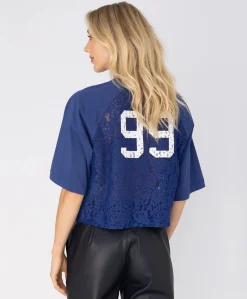 Dames T-shirt blauw