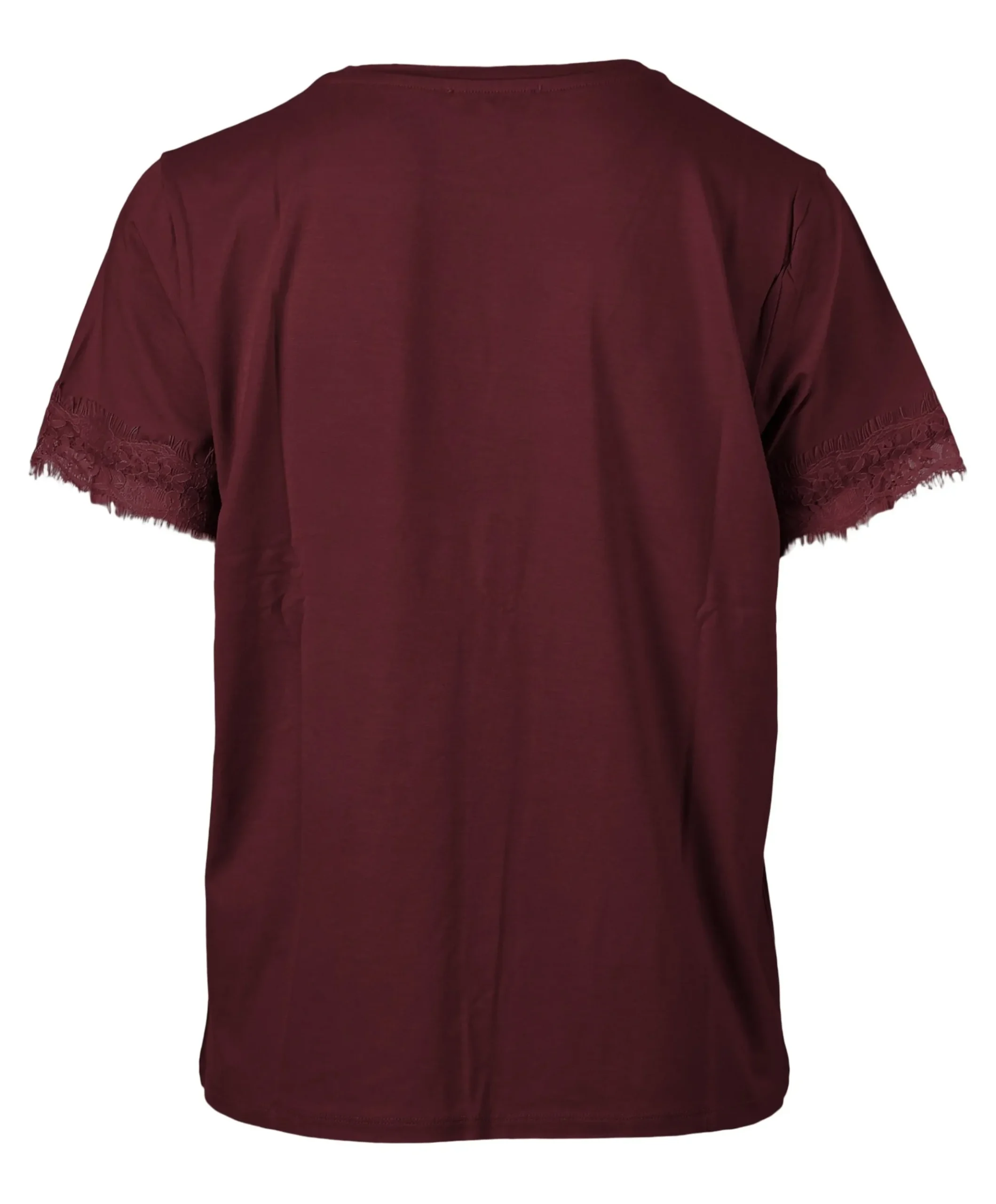 Dames T-shirt bordeaux
