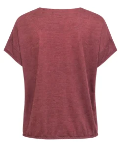 Dames T-shirt bordeaux