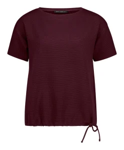 Dames T-shirt bordeaux