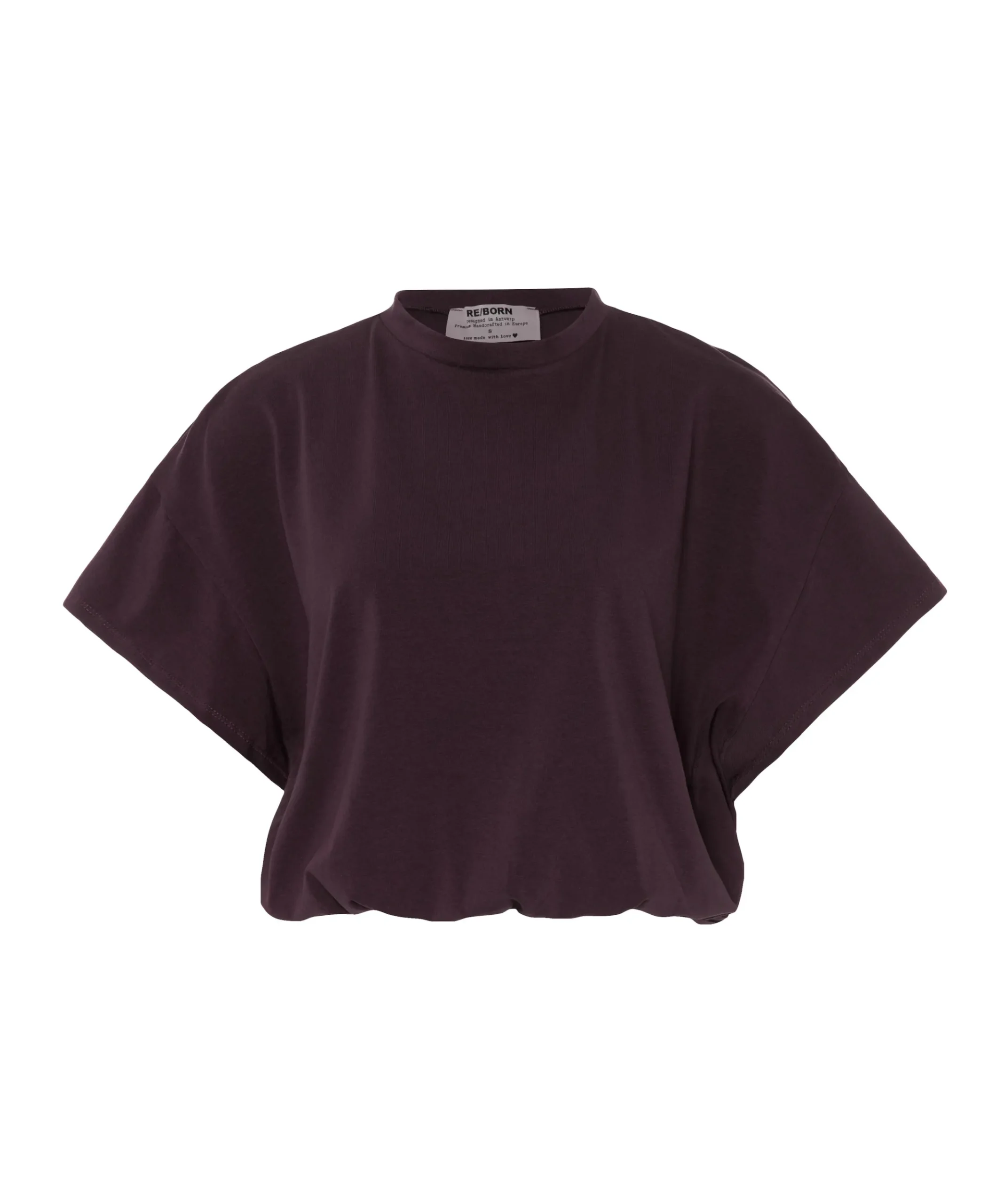 Dames T-shirt bordeaux