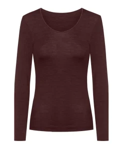 Dames T-shirt bordeaux