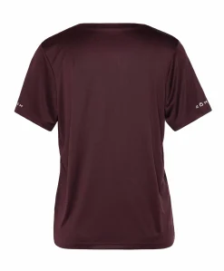 Dames t-shirt bordeaux