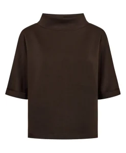 Dames T-shirt bruin