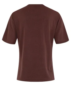 Dames T-shirt bruin
