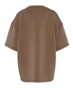 Dames T-shirt bruin