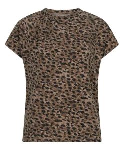 Dames T-shirt bruin