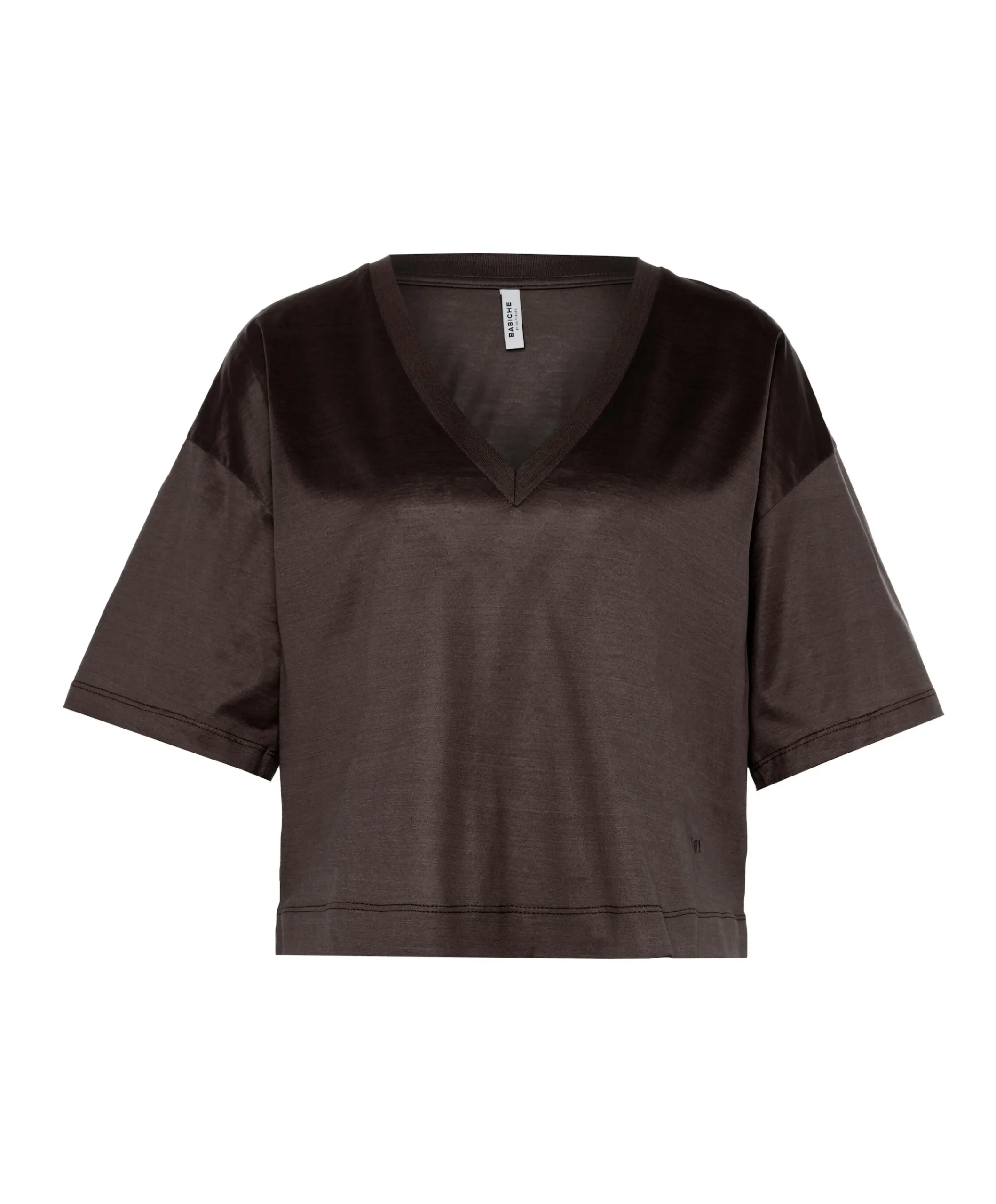 Dames T-shirt bruin