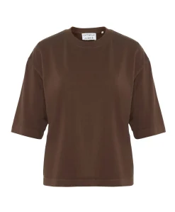 Dames T-shirt bruin